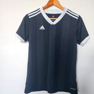Adidas Aeroready Soccer Shirt Black Boys S